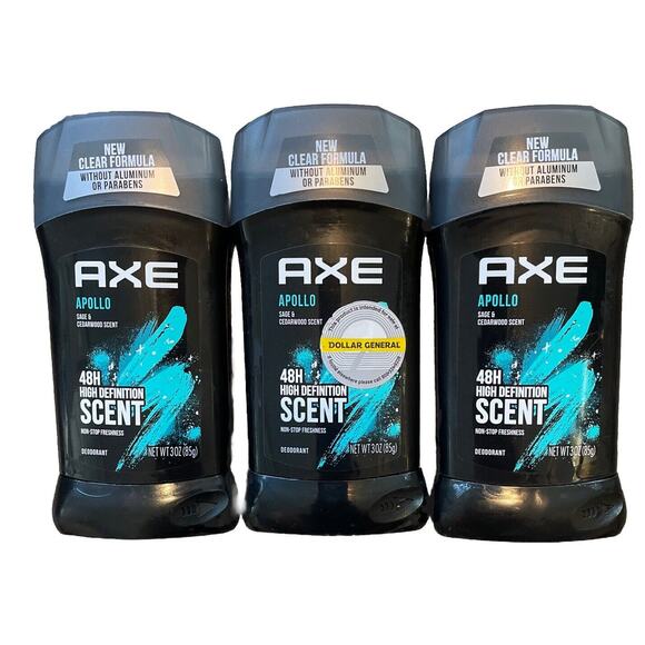 AXE Other - Axe Fresh Apollo Deodorant Stick 3 oz. Lot Of 3 New Unopened
